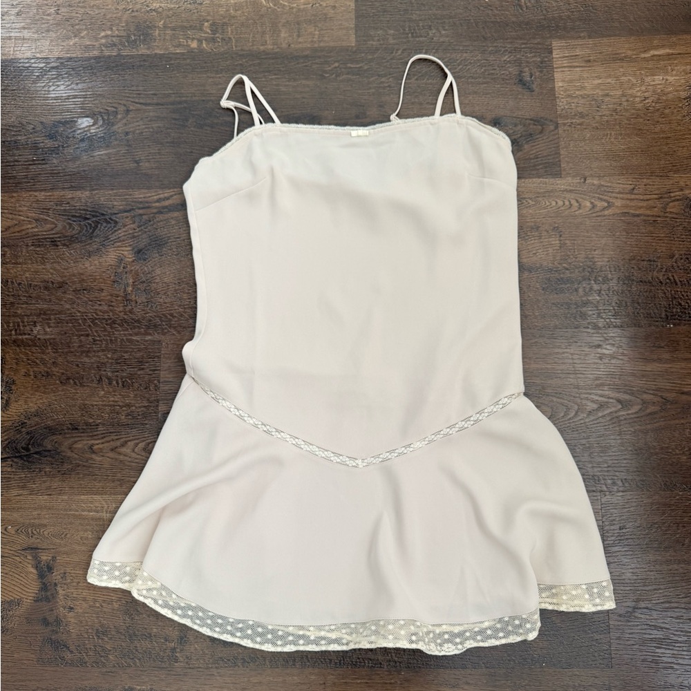 Aritzia Cream Mini Dress